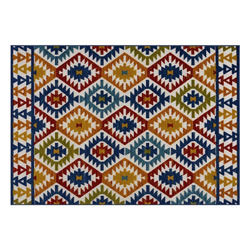 Tapis d'extérieur scandInave Multicolore 160x230cm - Joe