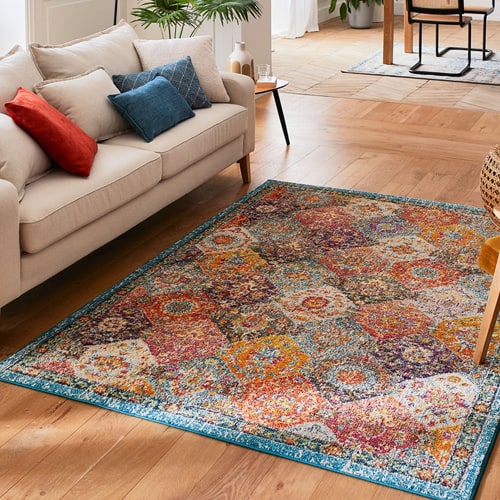 Tapis vintage Multicolore 120x170cm - Rhys