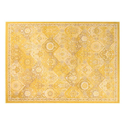 Tapis vintage Jaune 200x290cm - Collection Rhys