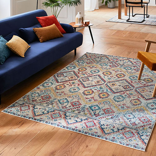 Tapis vintage Multicolore 200x290cm - Collection Rhys