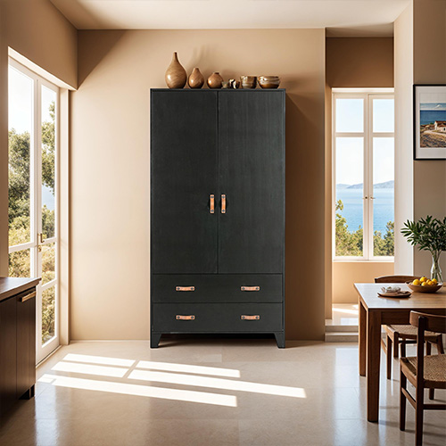 Armoire en bois noir - Dian - Woood