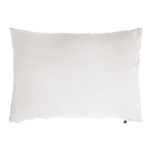 LOT DE 2 TAIES D'OREILLER 50X70CM 100% GAZE DE COTON CHANTILLY