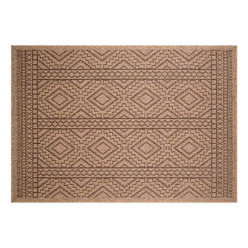 Tapis effet juste marron 160x230 cm - Inyo