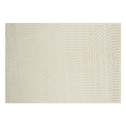 Tapis relief beige 200x290 - Martina