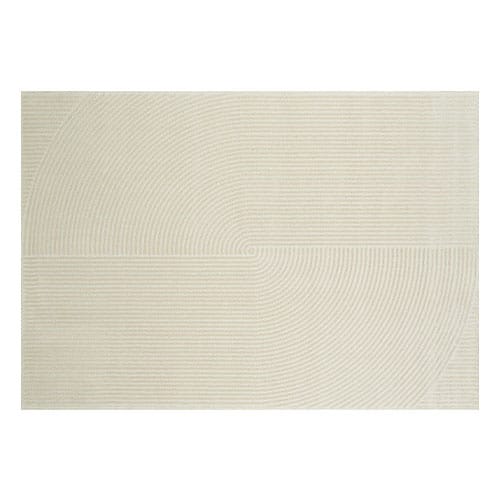 Tapis relief beige 200x290 - Elisa