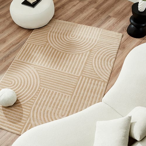 Tapis relief Beige 200x290 - Dora