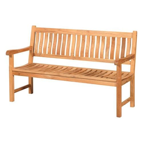 Banc de jardin 3 places en teck - Comfort