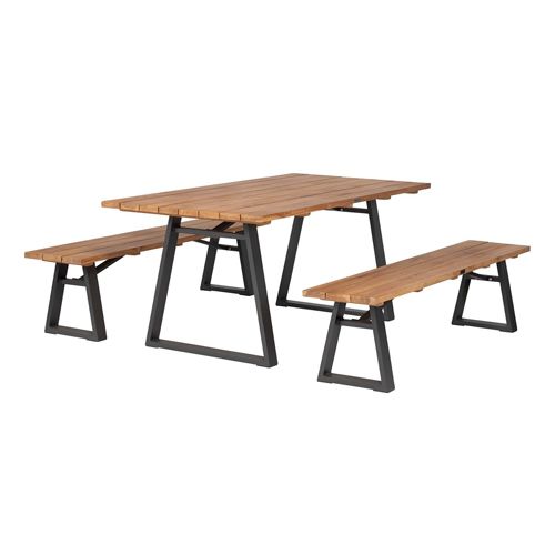 Table de jardin 185cm en teck - Sydney