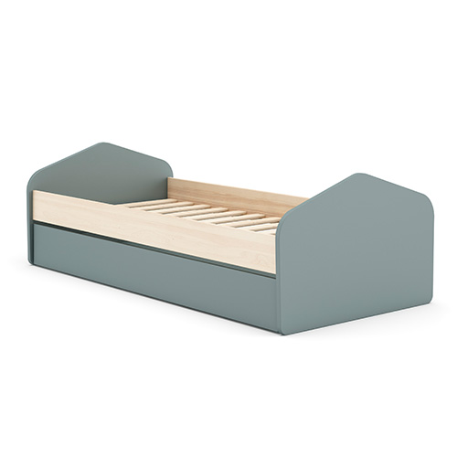 Lit enfant 90x200 vert - Lucy