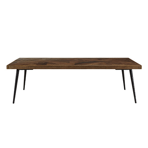 Table basse rectangulaire 135cm en bois recyclé - Kiara