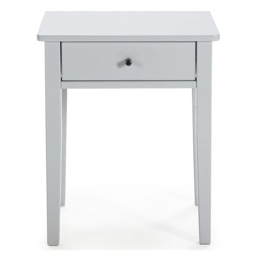 Table de chevet 1 tiroir en bois gris clair - Stan