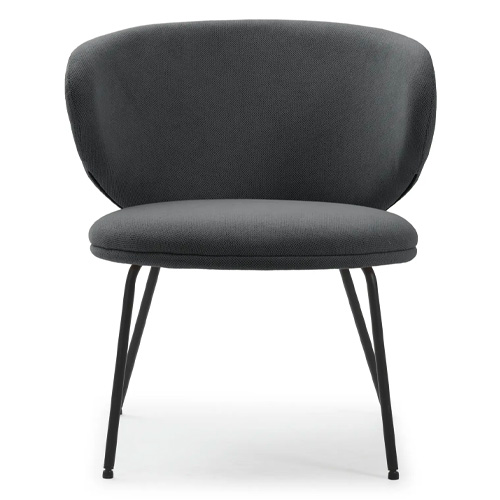 Fauteuil en tissu gris foncé - Cocoon