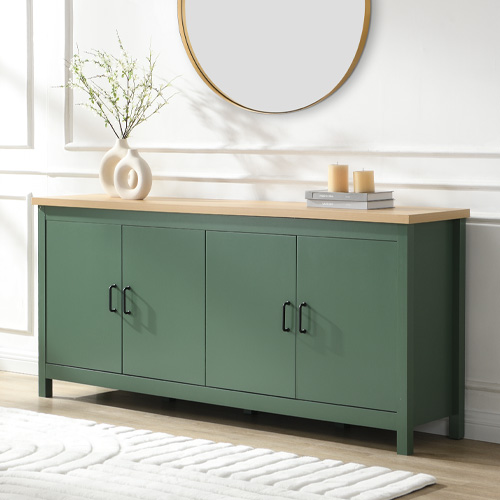 Buffet 4 portes vert 180 cm - Sana