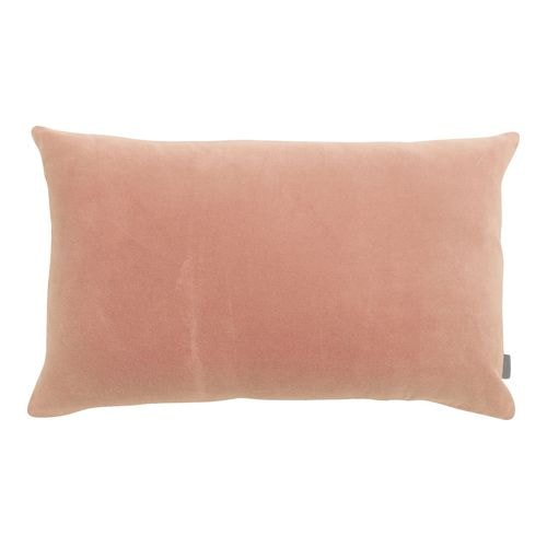 Coussin en velours rose épice 30 x 50 cm - Elise