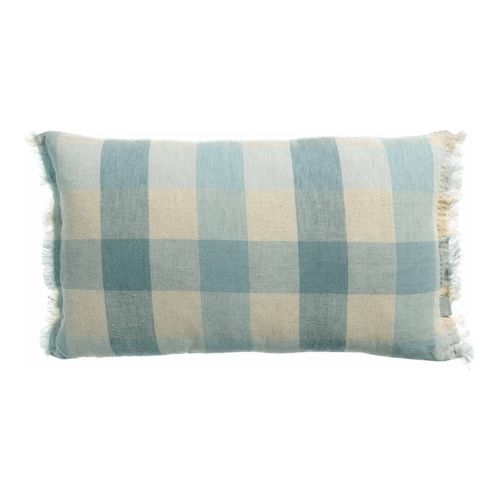 Coussin à imprimé myosotis 30 x 50 cm - Kate