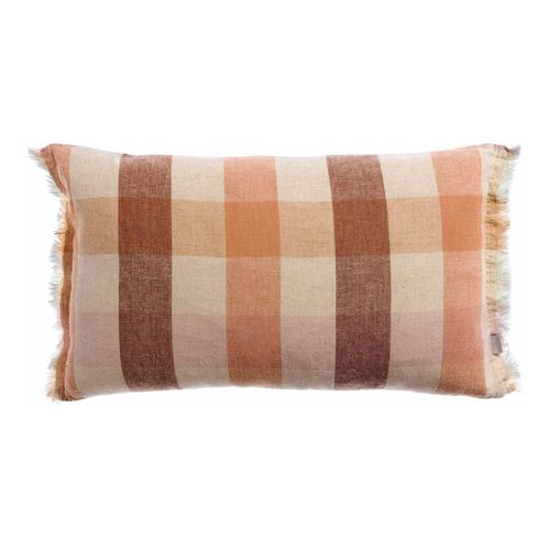 Coussin à imprimé terracotta 30 x 50 cm - Kate