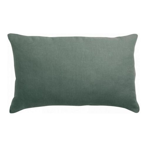 Coussin lin et coton vert thym 40 x 65 cm - Zeff