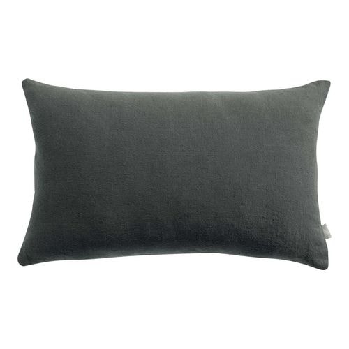 Coussin lin et coton gris tonnerre 40 x 65 cm - Zeff