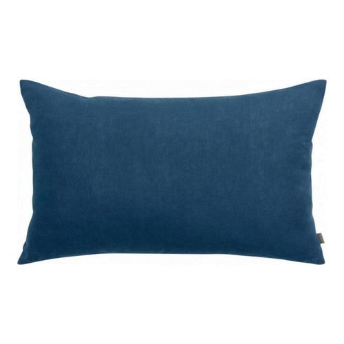 Coussin lin et coton bleu touareg 40 x 65 cm - Zeff