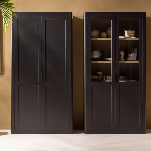 Armoire de rangement en pin FSC finition mate – 2 portes - Gunnar