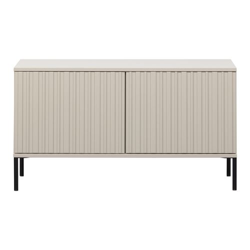 Meuble TV en pin FSC et métal 100 cm - New Gravure