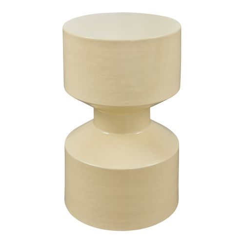 Table d’appoint en métal brillant 30 cm - Hidde