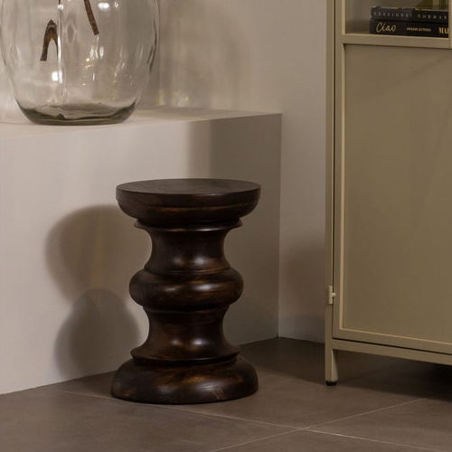 Table d’appoint en bois de manguier recyclé 30 cm - Jonah