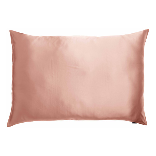 Lot de 2 Taies d'oreiller en soie rose nude 65 x 65 cm - Ashley