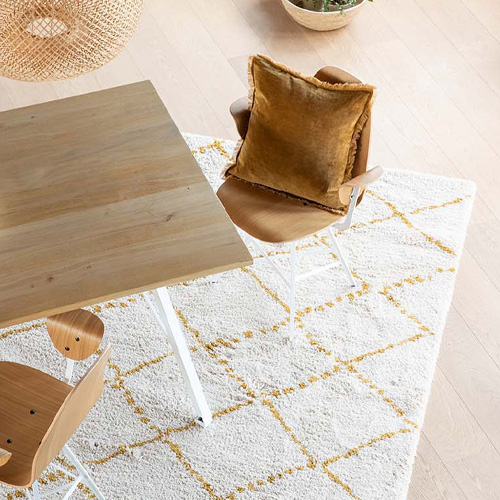 Tapis épais Orange 160 x 230 x 3 cm - Casablanca