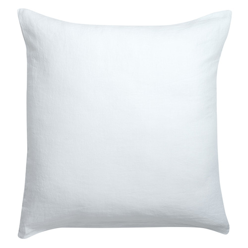 Lot de 2 Taies d'oreiller en chanvre Blanche 65 x 65 cm - Kala