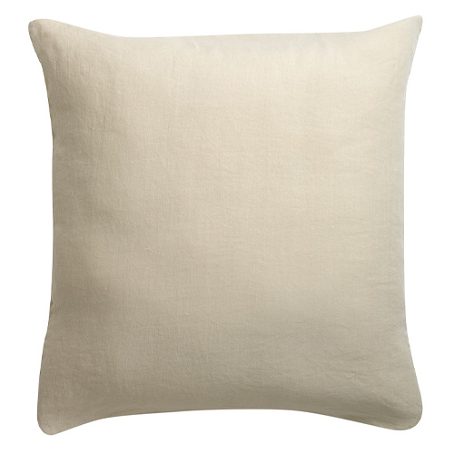 Lot de 2 Taies d'oreiller en chanvre ecru 65 x 65 cm - Kala