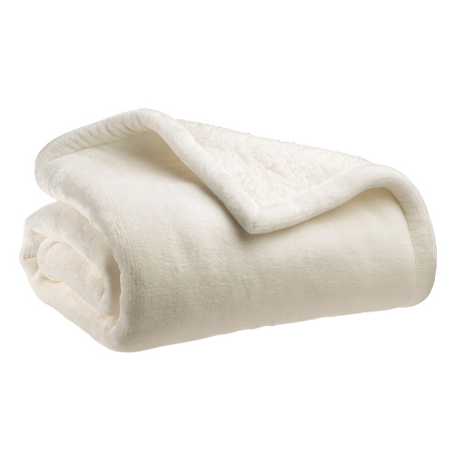 Jeté de lit Blanc 220 x 240 cm - Michka