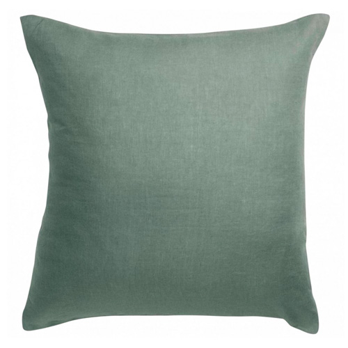Lot de 2 Taies d'oreiller en lin Vert 65 x 65 cm - Zeff
