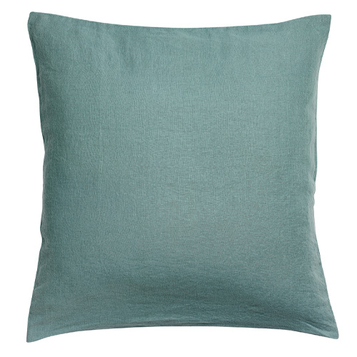 Lot de 2 Taies d'oreiller en lin Vert 65 x 65 cm - Zeff