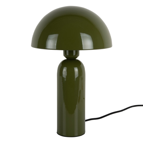Lampe à poser en métal vert kaki - Atrayente