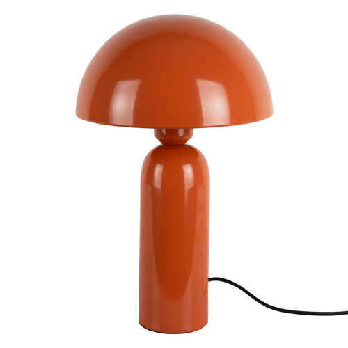Lampe à poser en métal orange brique - Atrayente