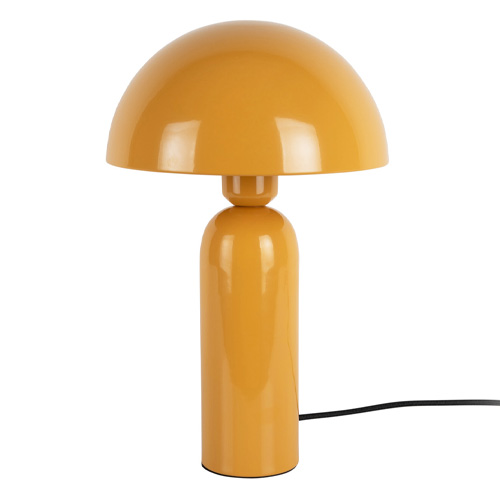 Lampe à poser en métal jaune ocre - Atrayente
