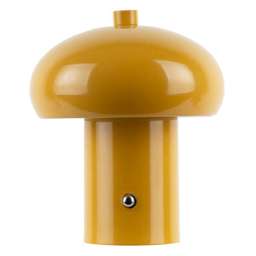 Lampe de table champignon LED jaune - Retro Seta
