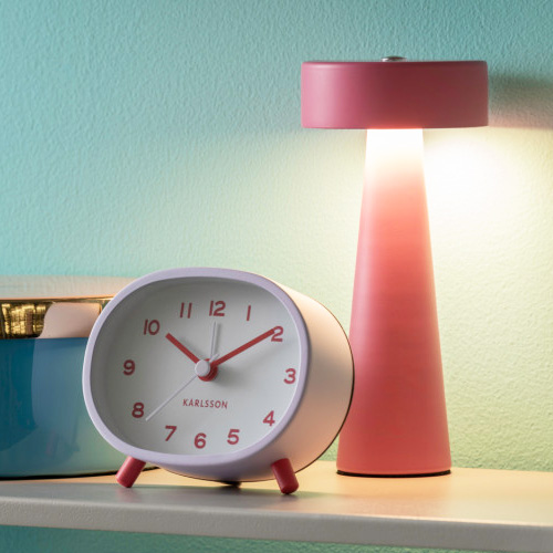 Lampe de table LED champignon rose - Mini LED