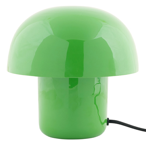 Lampe à poser champignon en métal émaillé vert vif - Fat Mushroom Mini