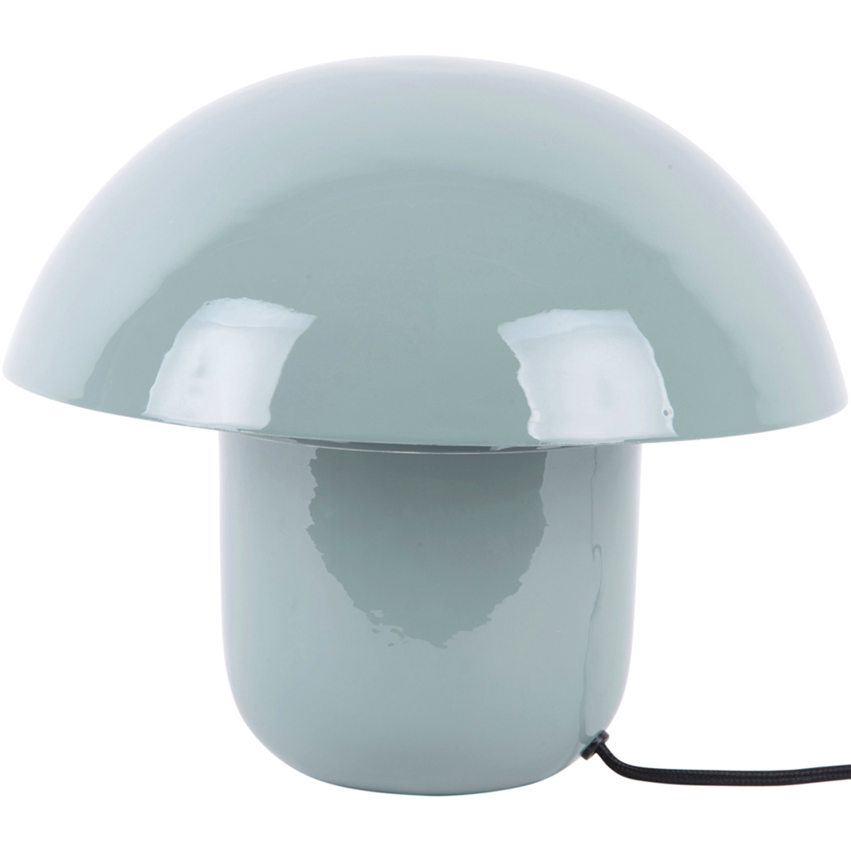 Lampe à poser champignon en métal émaillé bleu - Fat Mushroom
