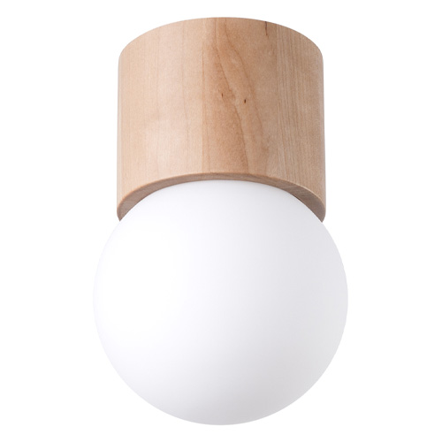 Plafonnier en bois naturel 19 cm - Boomo