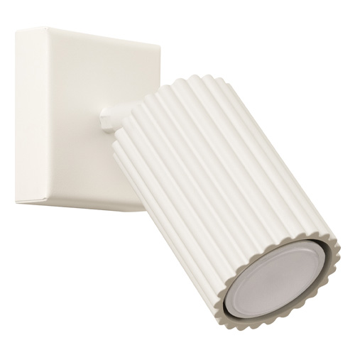 Applique en aluminium cannelé beige - Karbon