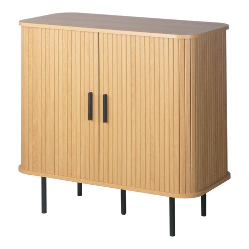 Buffet 2 portes effet Chêne 80 cm - Sora
