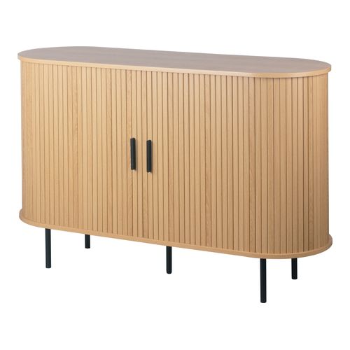 Buffet 2 portes effet Chêne 120 cm - Sora