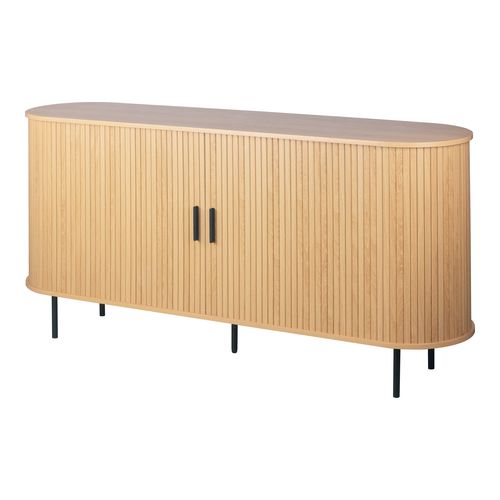 Buffet 2 portes effet Chêne 160 cm - Sora