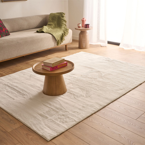 Tapis uni blanc 160x230 cm - Horizon