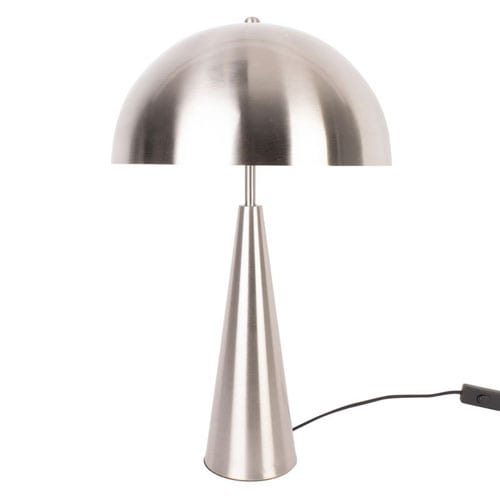 Lampe à poser champignon en métal chrome - Sublime
