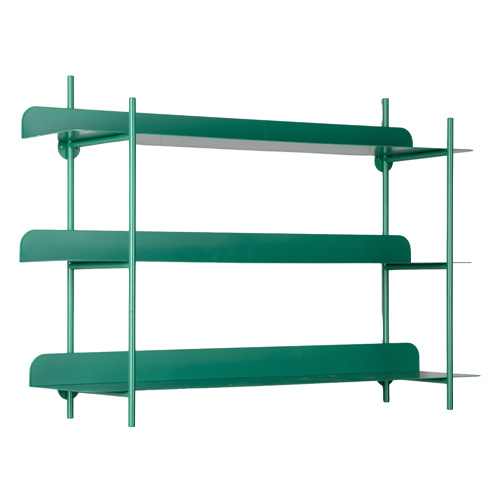 Etagère murale en métal vert - Cool Retro