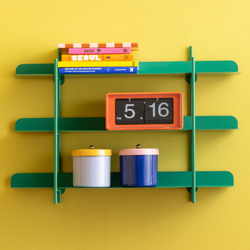 Etagère murale en métal vert - Cool Retro